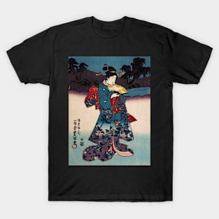 Old japanese woman painting T-Shirt